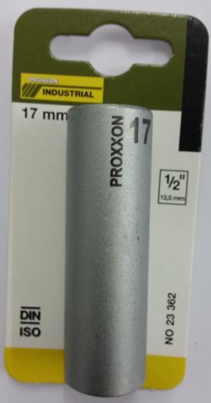 Удлиненная головка на 1/2, 17мм Proxxon 23362 | торцевые головки